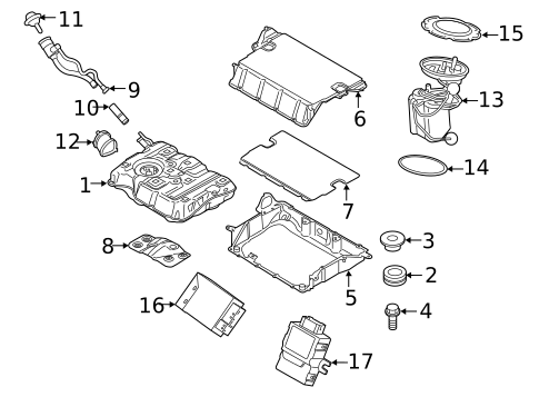 Fuel System Components for 2017 BMW i3 #2