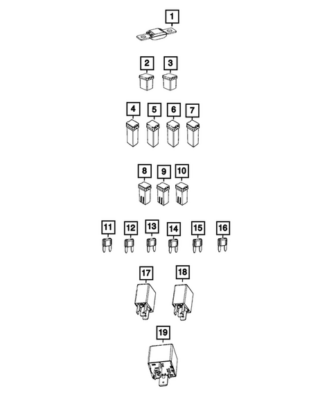 Power Distribution, Fuse Block, Junction Block, Relays and Fuses for 2026 Ram 3500 #1
