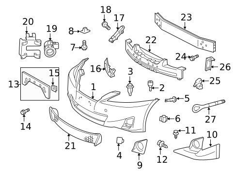 Automatic Temperature Controls for 2013 Lexus IS250 #1