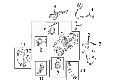 Turbocharger & Components for 2025 Audi A5 Sportback #0
