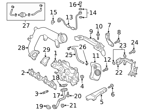 Intake for 2020 Hyundai Elantra #1