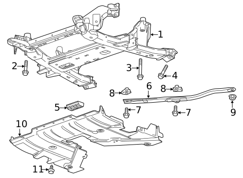 Suspension Mounting for 2016 Cadillac ATS #2