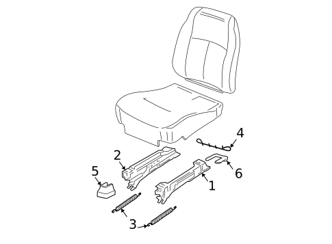 Tracks & Components for 1998 Chevrolet Malibu #1