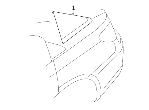 Exterior Trim - Quarter Panel for 2012 Chrysler 200 #1