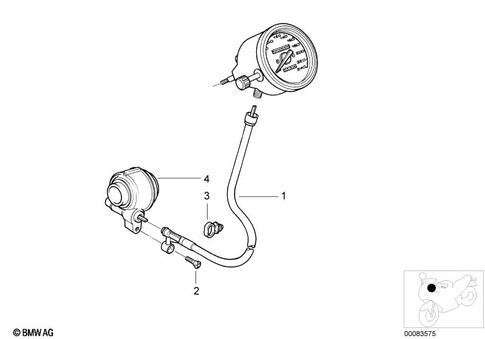 Instrument Cluster for 2000 BMW-Motorrad R 1150 R #2