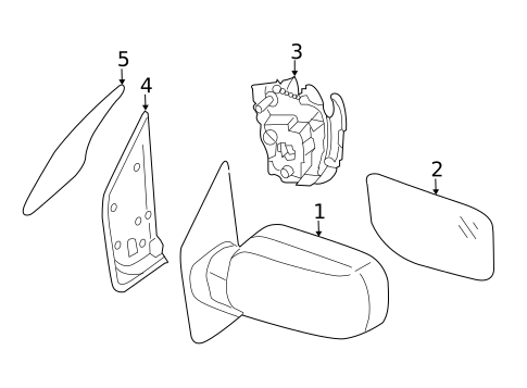 Mirrors for 2007 Nissan Frontier #0