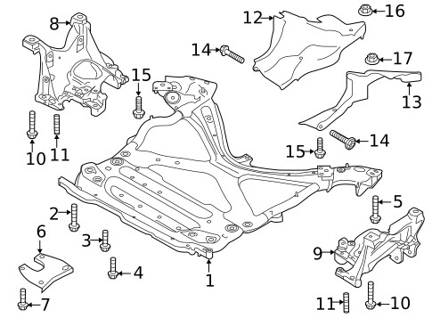 Suspension Mounting for 2019 Audi A5 Quattro #2