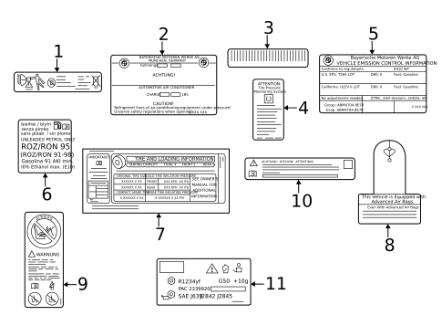 Labels for 2016 BMW X4 #0
