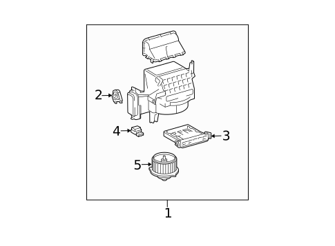 Blower Motor & Fan for 2005 Scion tC #0