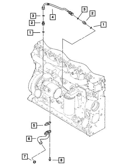 Engine Oiling for 2007 Dodge Ram 2500 #2