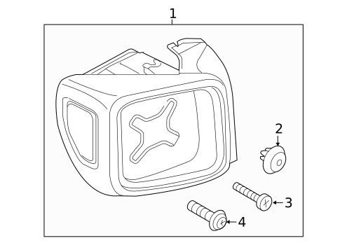 Combination Lamps for 2020 Jeep Renegade #1