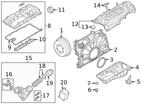 Engine Parts for 2020 BMW 540i #1