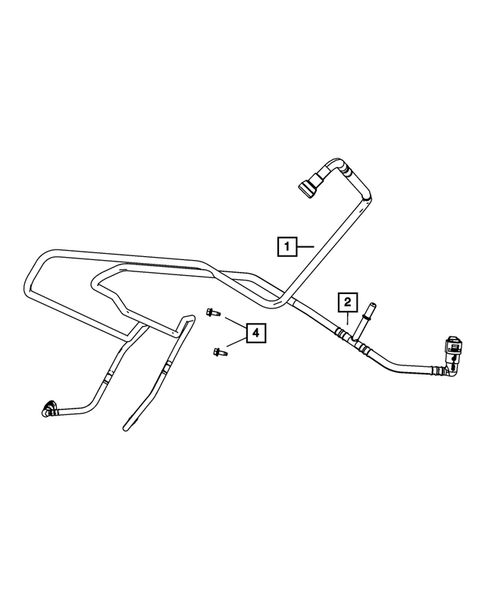 Fuel Lines for 2009 Jeep Wrangler #1