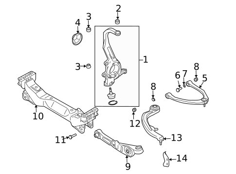 Suspension Components for 2005 Nissan 350Z #2