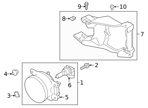 Fog Lamps for 2018 Subaru Forester #1