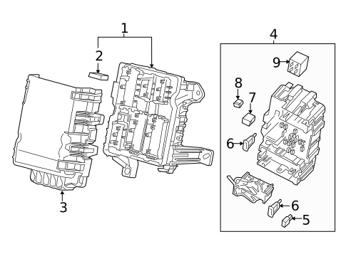 Fuse & Relay for 2016 GMC Sierra 2500 HD #0