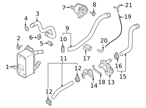 Trans Oil Cooler for 2016 Porsche Cayman #1