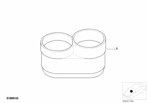 Interior Equipment Components for 1992 BMW 740i #16