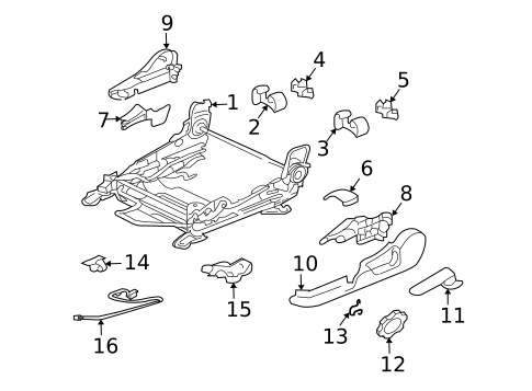 Tracks & Components for 2010 Mitsubishi Eclipse #1