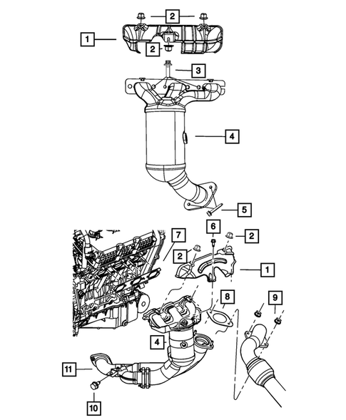 Manifolds and Vacuum Fittings for 2010 Chrysler Sebring #0