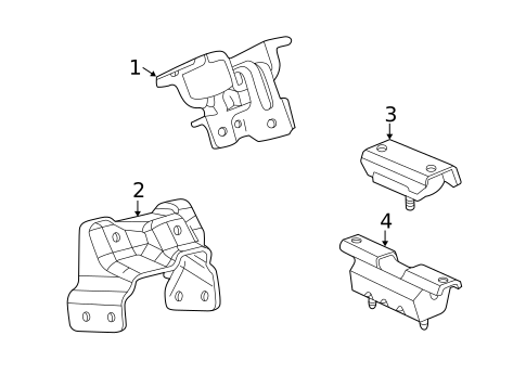 Engine & Trans Mounting for 2007 Chevrolet Silverado 1500 Classic #1