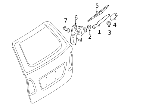 Wipers for 2007 Mercedes-Benz R 63 AMG® #1