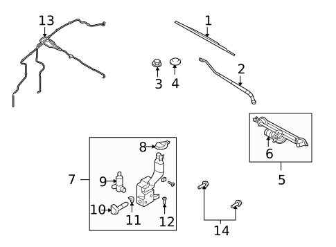 Wipers for 2010 Lincoln MKX #0