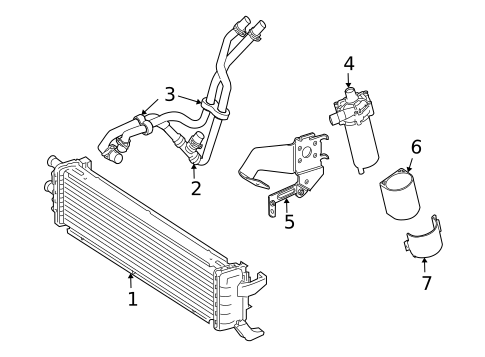 Intercooler for 2006 Mercedes-Benz CLS55 AMG #0