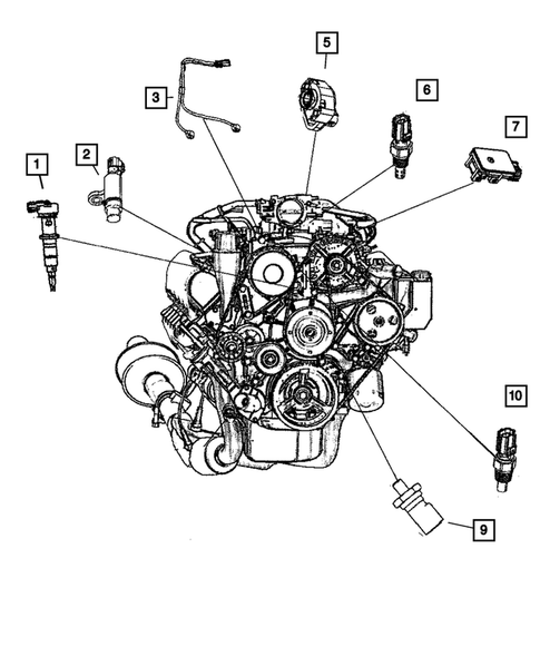 Sensors for 2004 Jeep Grand Cherokee #1