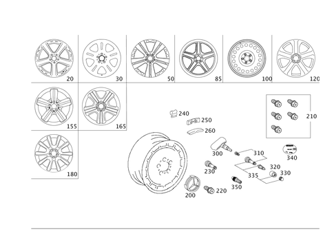 Wheels for 2008 Mercedes-Benz GL 550 #0