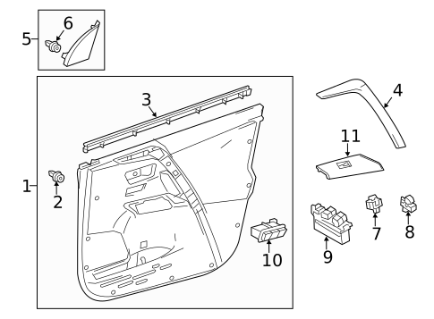 Front Door for 2014 Toyota RAV4 #0