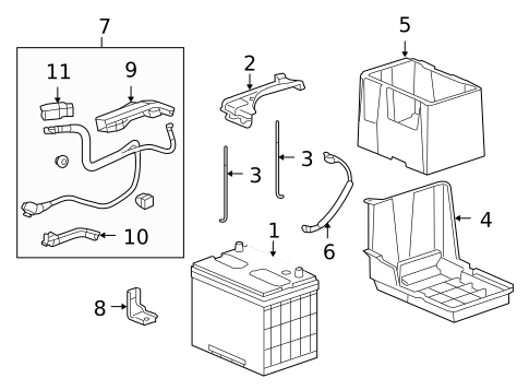 Battery for 2008 Honda Accord #0