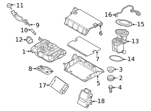 Fuel System Components for 2017 BMW i3 #3
