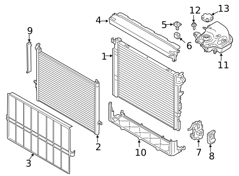 Radiator & Components for 2020 BMW 750i xDrive #0