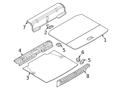 Interior Trim - Rear Body for 2023 BMW M235i xDrive Gran Coupe #2