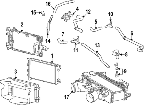 Intercooler for 2025 Lexus LX700h #0