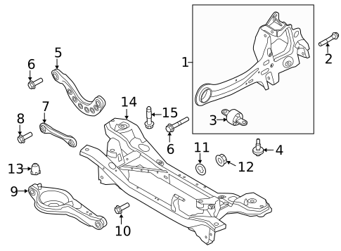 Rear Suspension for 2018 Ford C-Max #1