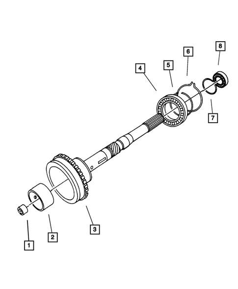 Gear Train for 2004 Jeep Grand Cherokee #2