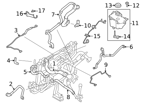 Intercooler for 2018 Land Rover Range Rover Velar #1