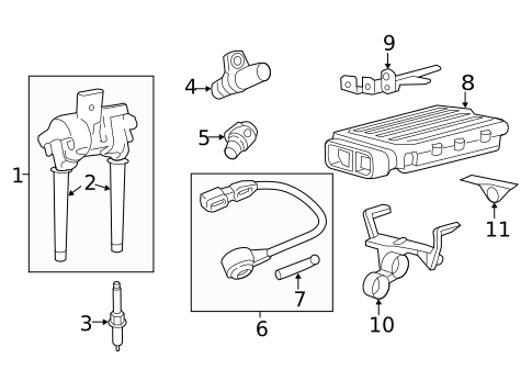 Ignition System for 2020 Mercedes-Benz GLC 63 AMG® #1
