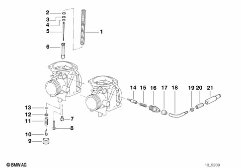 Carburetor for 1997 BMW-Motorrad F 650 ST #1
