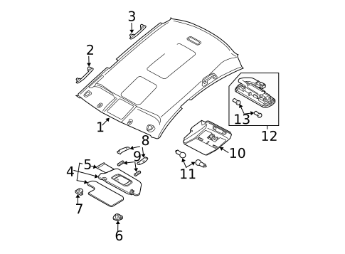Sunroof for 2005 Nissan Maxima #1