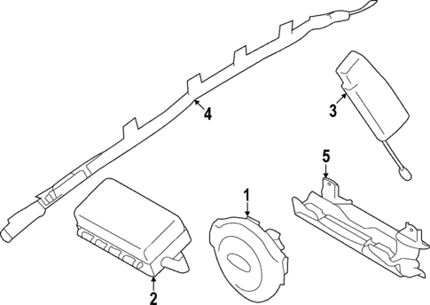 Air Bag Components for 2023 Subaru BRZ #0