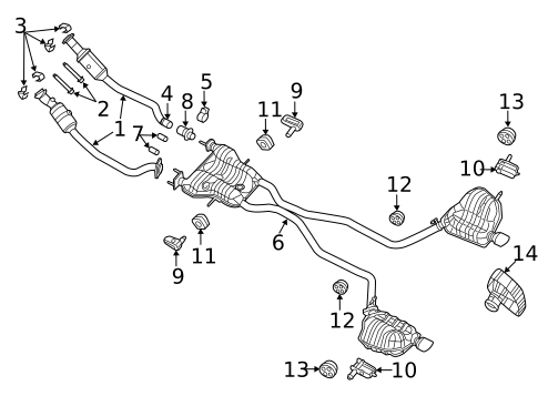 Exhaust Components for 2014 Jeep Grand Cherokee #0