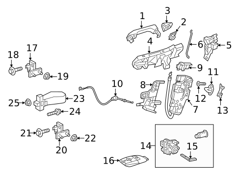 Lock & Hardware for 2020 Mercedes-Benz CLA35 AMG #0