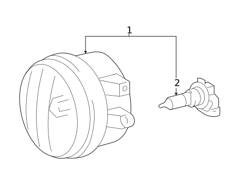 Fog Lamps for 2019 Toyota Highlander #0