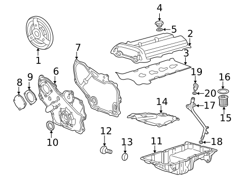 Hardware, Fasteners & Fittings for 2005 Pontiac Sunfire #0
