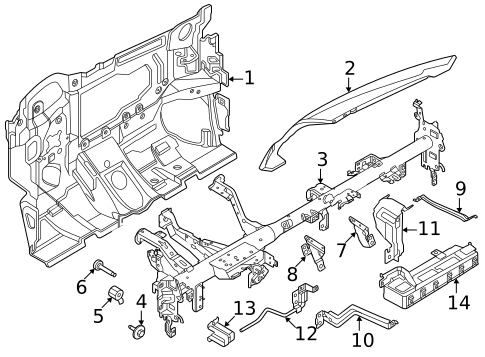 Instrument Panel for 2023 Nissan ARIYA #1
