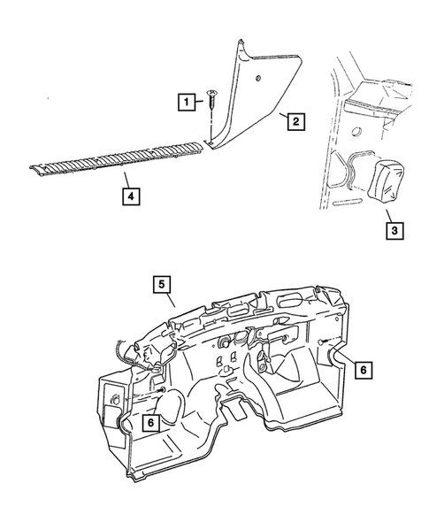 Moldings, Scuff Plates for 2002 Dodge Ram 2500 #3