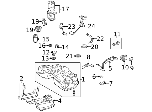 Senders for 2006 Lexus LS430 #0